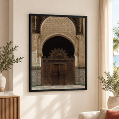 Beautiful Door Entrance Of A Historic Fort | Abstract Architecture Artwork #00462