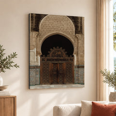 Beautiful Door Entrance Of A Historic Fort | Abstract Architecture Artwork #00462