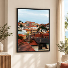 Beautiful View Of Terrace Of The Houses | Abstract Nature Artwork #00463