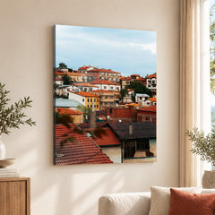 Beautiful View Of Terrace Of The Houses | Abstract Nature Artwork #00463