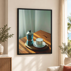 Beautiful View Of A Coffe Cup On The Table | Abstract Nature Artwork #00464