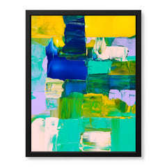 Colorful Abstract Art Paint Strokes Over Beautiful Background | Abstract Office Artwork #00466
