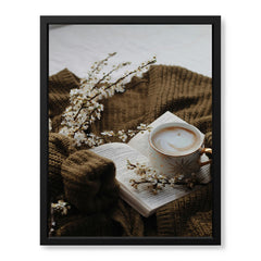 Beautiful Cup Of Tree With Flowers On A Table | Abstract Fashion Artwork #00479