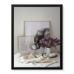 Beautiful Cup Of Tree With Flowers On A Table | Abstract Fashion Artwork #00481