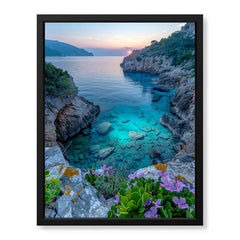 Beautiful View Of Sunrise From A Beautiful Lake | Abstract Nature Artwork #00488