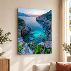 Beautiful View Of Sunrise From A Beautiful Lake | Abstract Nature Artwork #00488