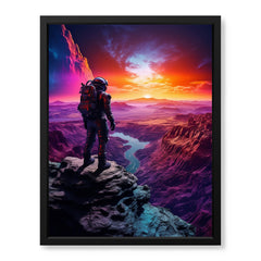 Beautiful View Of Space From Astronaut Site | Abstract Nature Artwork #00491