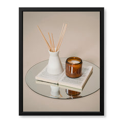 Beautiful Color Paint Brushes On The Table With Book | Abstract Fashion Artwork #00494