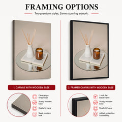 Beautiful Color Paint Brushes On The Table With Book | Abstract Fashion Artwork #00494