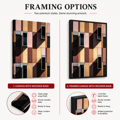 Colorful Abstract Design With Box Shapes | Abstract Fashion Artwork #00495