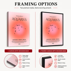 Aquarius Abstract Stars Sign Art | Abstract Nature Artwork #00501