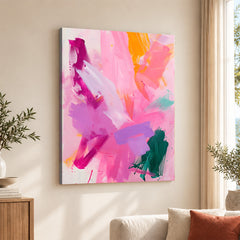 Abstract Multicolor Brush Paint Stroke Digital Artwork | Abstract Fashion Artwork #00556
