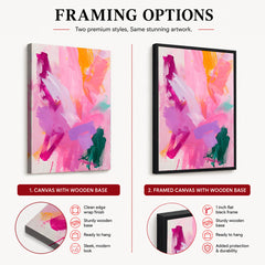Abstract Multicolor Brush Paint Stroke Digital Artwork | Abstract Fashion Artwork #00556