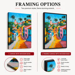 Beautiful Artwork Of A Colorful City | Abstract Fashion Artwork #00558