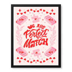 We Are Perfect Match | Abstract Couple Artwork #00565