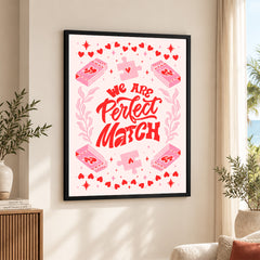 We Are Perfect Match | Abstract Couple Artwork #00565