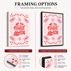 We Are Perfect Match | Abstract Couple Artwork #00565