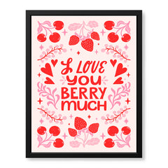 Love You Berry Much | Abstract Couple Artwork #00566