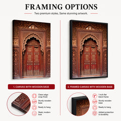 Beautiful Historic Door Of A Palace | Abstract Nature Artwork #00593