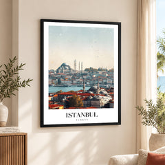 Istanbul City Turkey | Abstract Travel Artwork #00601