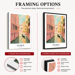 Venice City Italy | Abstract Travel Artwork #00606
