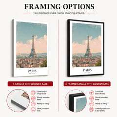 Paris City France | Abstract Travel Artwork #00607