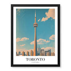 Toronto City Canada | Abstract Travel Artwork #00622
