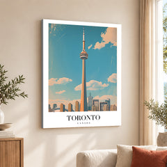 Toronto City Canada | Abstract Travel Artwork #00622