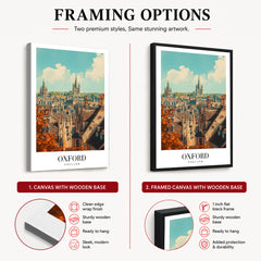 Oxford City England | Abstract Travel Artwork #00628