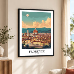 Florence City Italy | Abstract Travel Artwork #00631
