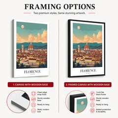 Florence City Italy | Abstract Travel Artwork #00631