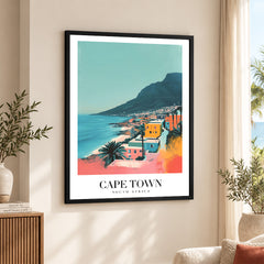 Cape Town City South Africa | Abstract Travel Artwork #00645