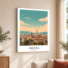 Vienna City Austria | Abstract Travel Artwork #00654