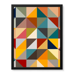Abstract Colorful Triangle Pattern Artwork | Abstract Fashion Artwork #00710
