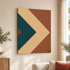 Blue Brown & Beige Abstract Pattern Artwork | Abstract Fashion Artwork #00713