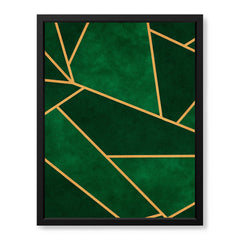 Mystic Marble Series Pattern - Emerald | Abstract Signature Artwork #00724