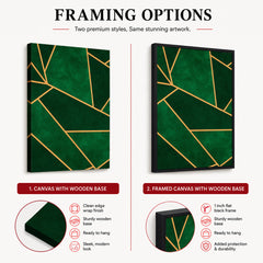 Mystic Marble Series Pattern - Emerald | Abstract Signature Artwork #00724