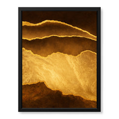 Mystic Marble Series - Brown & Gold | Abstract Signature Artwork #00725