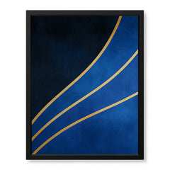 Mystic Marble Series - Blue & Gold | Abstract Signature Artwork #00731