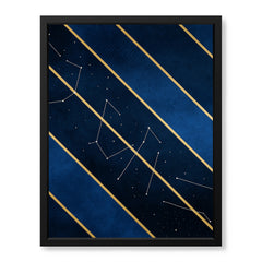 Mystic Marble Series - Blue & Gold | Abstract Signature Artwork #00732