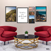 Best View Comes After Hardest Climb (5 Panel) Travel Wall Art