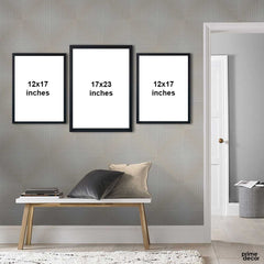 Sidhu Moose Wala Lovers (3 Panel) Figure Wall Art - Prime Décor