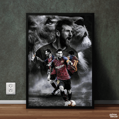 Black and White Messi | Sports Poster Wall Art On Sale - Prime Décor