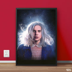 Strangers Things Eleven Portrait | Movie Poster Wall Art - Prime Décor