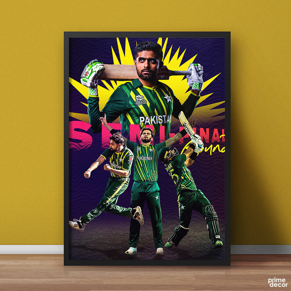 Pakistan Cricket Team T20 World Cup 2022 | Cricket Wall Art - Prime Décor