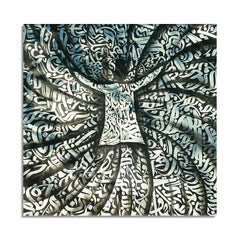 Calligraphy Style Whirling Dervish | Handmade Painting - Prime Décor