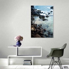 Rocks on the Beach | Nature Poster Wall Art
