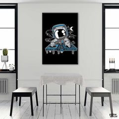 Astronaut Playing Music | Music Poster Wall Art