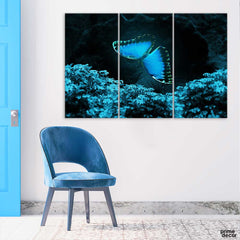 Butterfly Fantasy Fairy (3 Panel) Nature Wall Art - Prime Décor