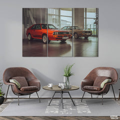 Vintage Audi (3 Panel) Cars Wall Art - Prime Décor